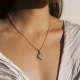 Path of Awakening Labradorite Lotus Spinner Necklace