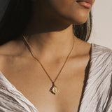 Path of Awakening Labradorite Lotus Spinner Necklace