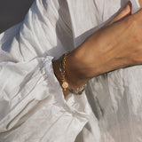 Path of Intuition Labradorite Lotus Toggle Bracelet