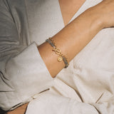 Path of Intuition Labradorite Lotus Toggle Bracelet