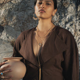 Paths in Motion Tassel Toggle Necklace