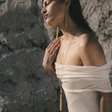 Paths in Motion Tassel Toggle Necklace