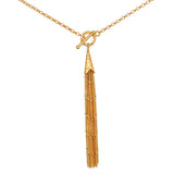 Paths in Motion Tassel Toggle Necklace