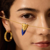 Sacred Protector Lapis Celestial Locket Necklace