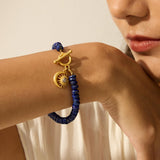 Trust Your Light Lapis Celestial Toggle Bracelet