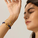 Trust Your Light Lapis Celestial Toggle Bracelet