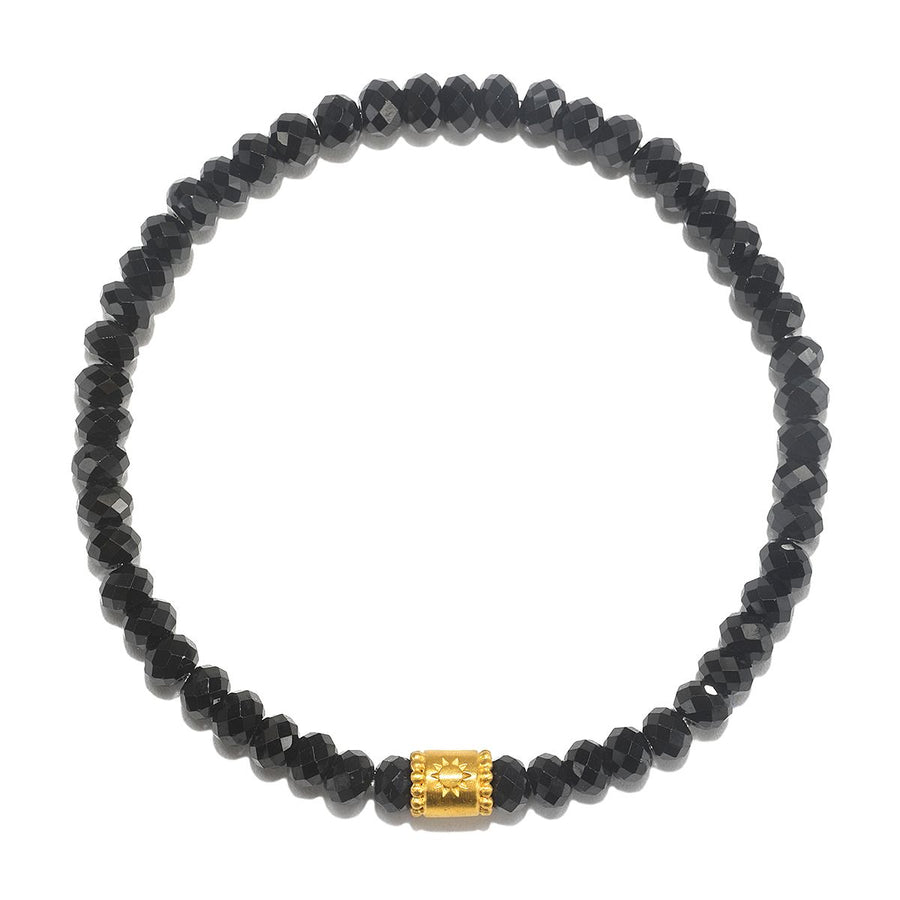Amazon.com: Xiaofuxian Handmade Natural Healing Gemstone Bracelet, 8mm Semi  Precious Stone Bracelet for Men Women, Stress Relief Crystal Jewelry (Black  Amphibolite): Clothing, Shoes & Jewelry