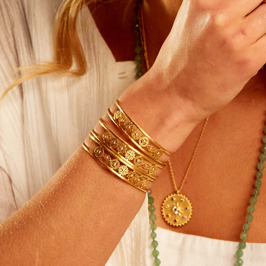 Be Balanced Chakra Cuff Bracelet