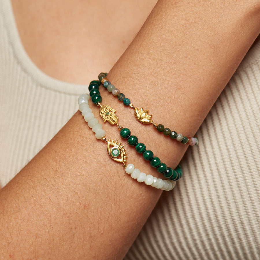 Divine Vision Evil Eye Gemstone Bracelet