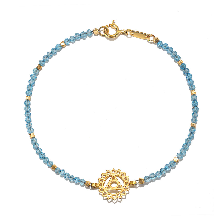 Express Your Truth Throat Chakra Bracelet