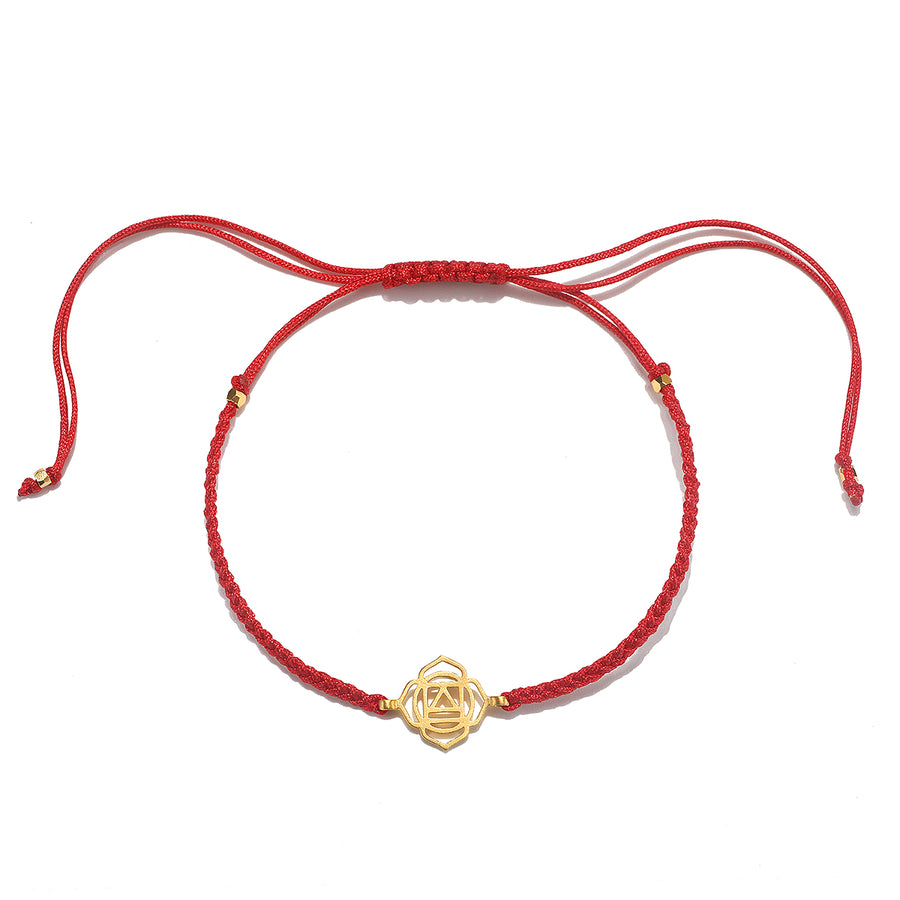 Well Grounded Root Chakra Thread Bracelet