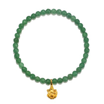 Ganesha Hindu God, Guided Transformation Jade Gemstone Bracelet featuring a delicate golden Ganesha charm, perfect for spiritual jewelry, meditation, and manifestation. Ideal for those seeking protection and meaning in their practices, this piece is a beautiful talisman for yoga enthusiasts.