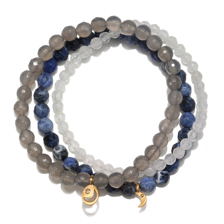 Peace & Protection Bracelet Set - Satya Jewelry