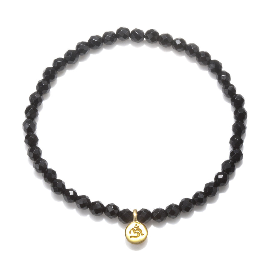 Mini Om Onyx Bracelet - Satya Online