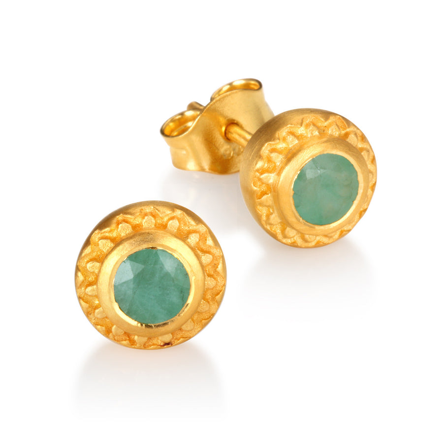 Inner Radiance Emerald Earrings - Satya Online