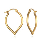 Open to Possibilities Earrings, a pair of gold earrings with an open work design resembling lavender petals, embodying spiritual jewelry for meaningful connections, perfect as meditation gifts and symbolic amulets for manifestation and protection in yoga practices.