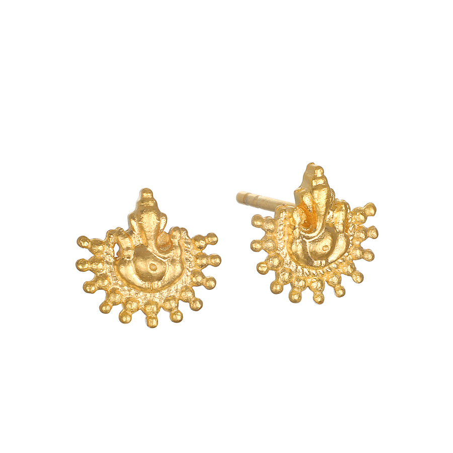 Ganesha Hindu God, Radiant Light Earrings