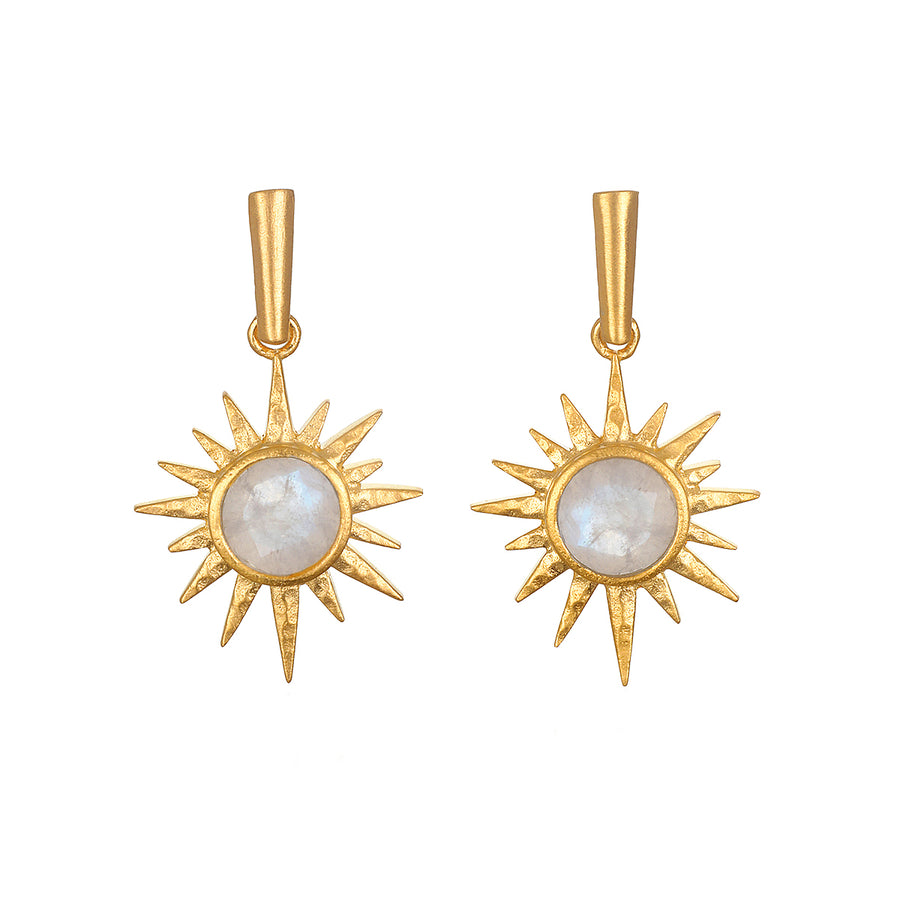 Starburst Jacket Earrings Gold Rhinestone Sun ... - Charmé Starburst Jacket Earrings Gold Rhinestone Sun ... - Charmé