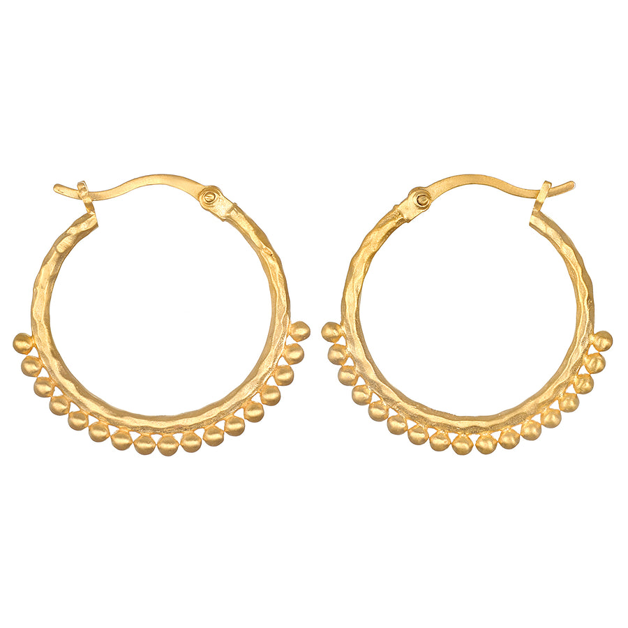 Embrace Simplicity Gold Hoop Earrings