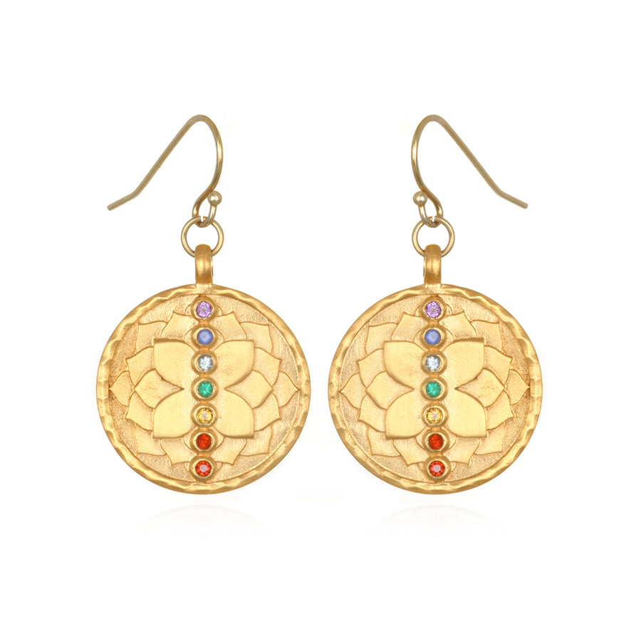 Divine Alignment Chakra Earrings - Satya Jewelry