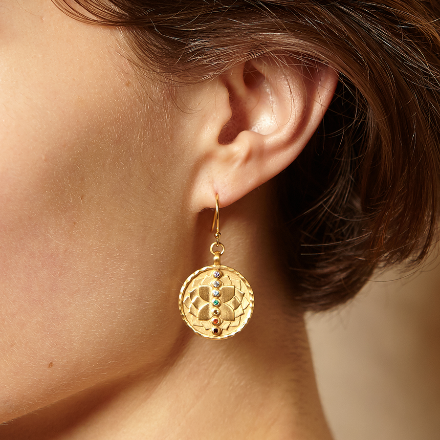 Divine Alignment Chakra Earrings