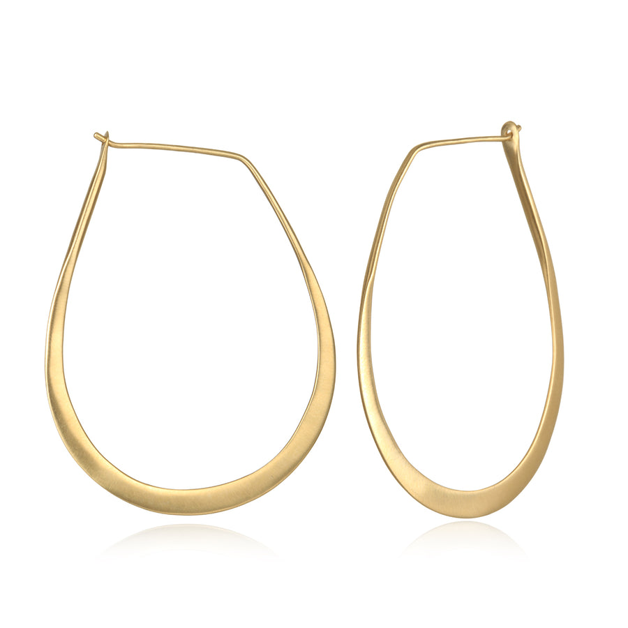 Minimalist Gold Hoop Earrings - Satya Jewelry
