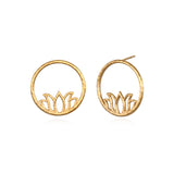 Flourishing in Creativity Gold Earrings - Satya Jewelry
