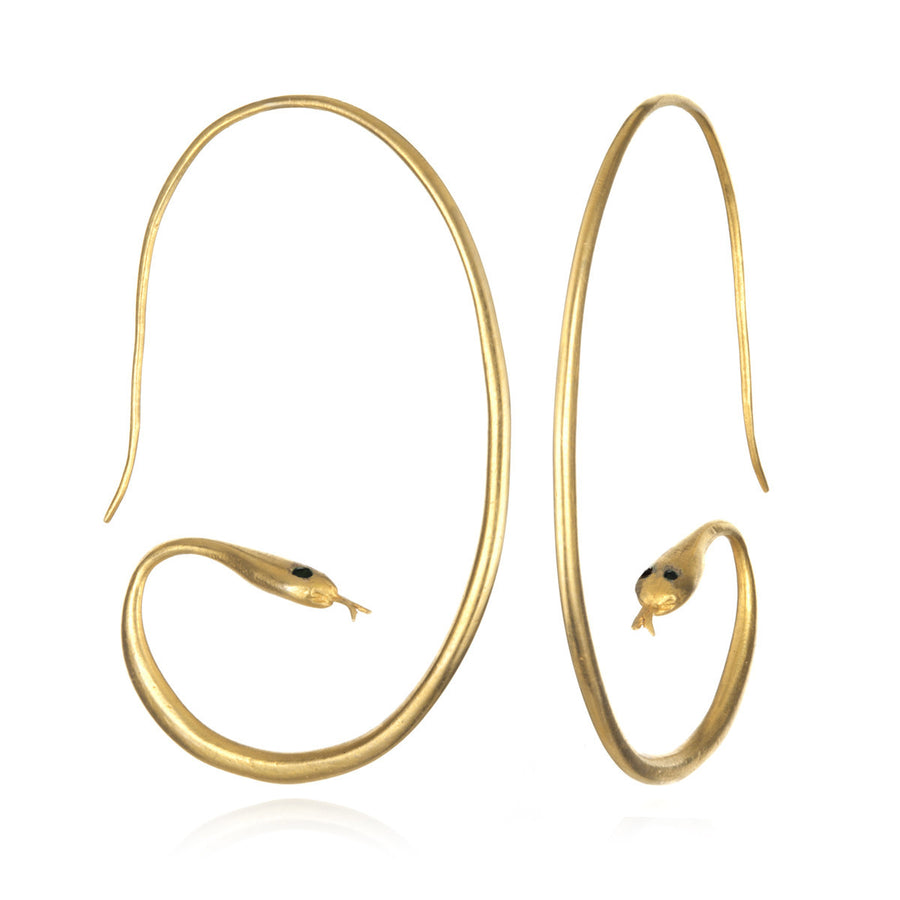 Gold Boa Earrings - Satya Online