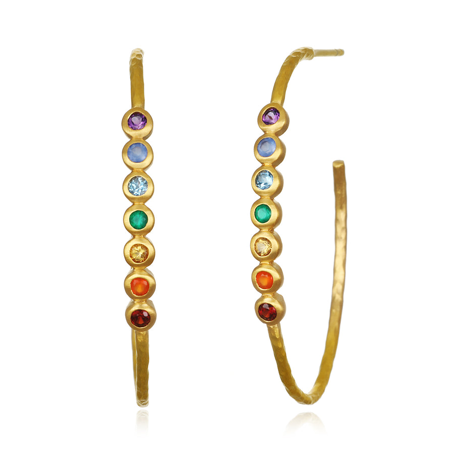 Balanced Spirit Gold Earrings - Satya Jewelry