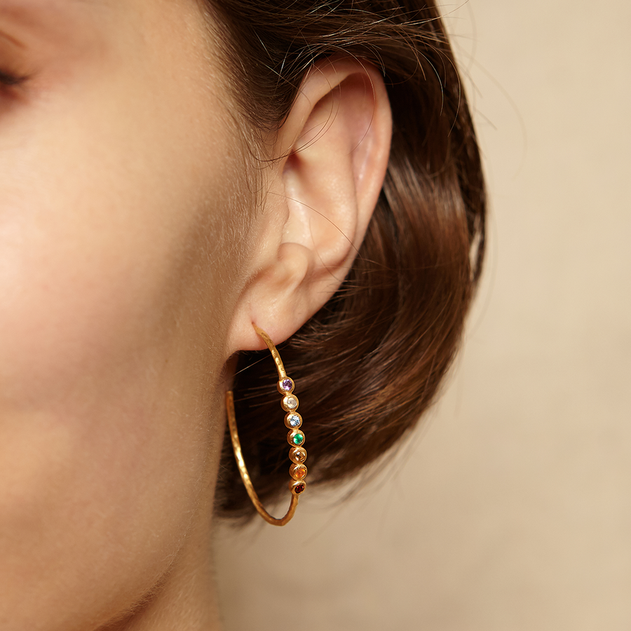 Balanced Spirit Gold Earrings - Satya Jewelry