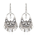 Silver Veils - Petal Chandelier Earrings - Satya Online