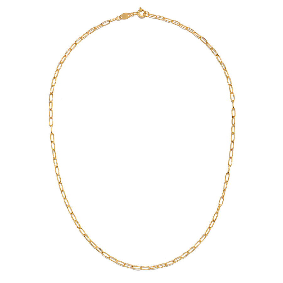 Classic Beauty Paperclip Chain Necklace