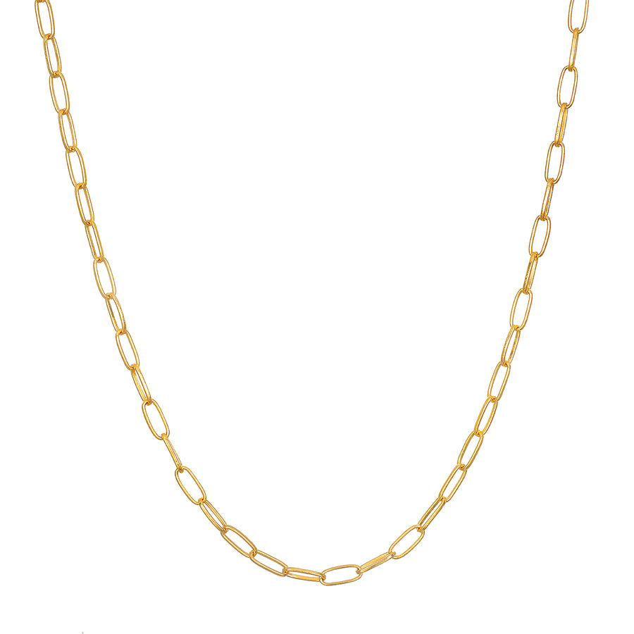 Classic Beauty Paperclip Chain Necklace