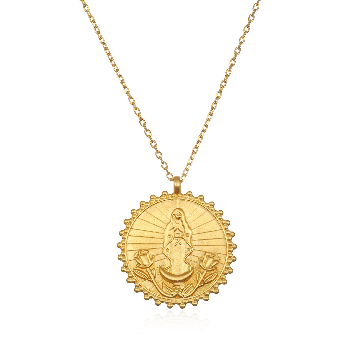Our Lady of Guadalupe, Divine Mother Necklace - Satya Jewelry