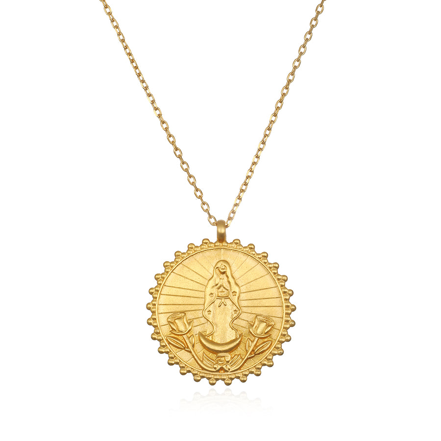 Our Lady of Guadalupe, Divine Mother Necklace - Satya Jewelry