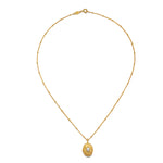 Detailed image of the Lotus Pearl Birthstone Locket Necklace - June, showcasing its beauty and functionality as spiritual jewelry, perfect for enhancing your yoga and mindfulness journey.