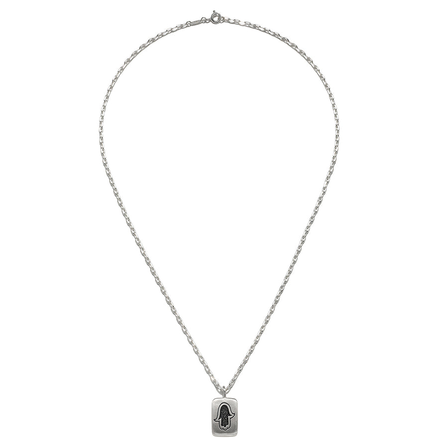 Strength and Protection Hamsa Men's Necklace