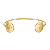 Starry Medallion Cuff Bracelet