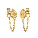 Paisley Chain Earrings