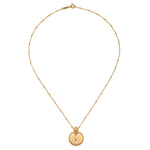 Mandala Zodiac Cancer Ruby Necklace featuring a delicate design with a crimson ruby pendant, symbolizing spiritual jewelry and zodiac protection perfect for meditation and yoga practices.