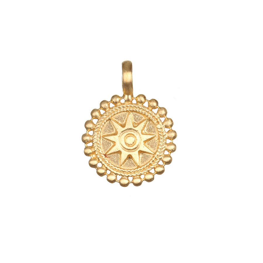 Golden Mandala Charm