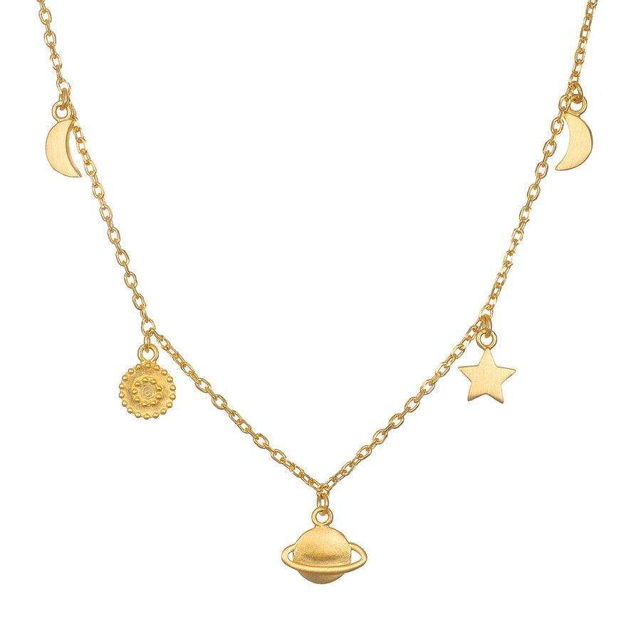 Guardian Goddess Gold Choker - Satya Jewelry