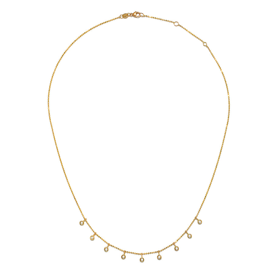 Scatter Joy 14kt Gold Diamond Necklace