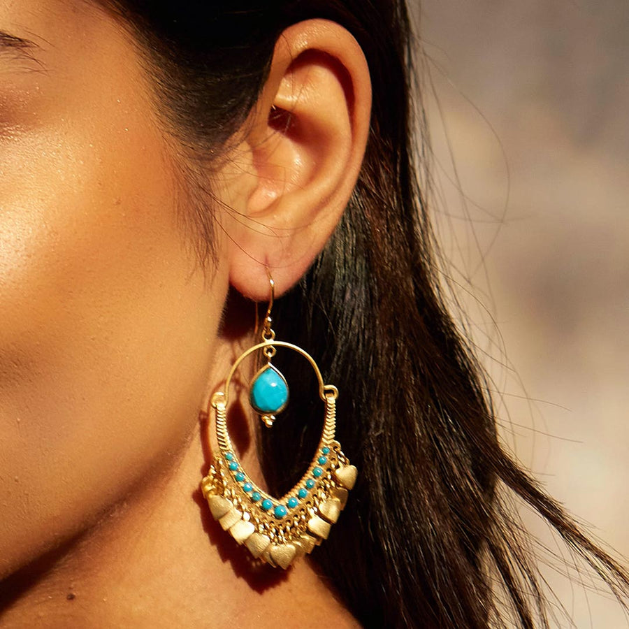Joni Patry's Enlightened Intuition Turquoise Earrings