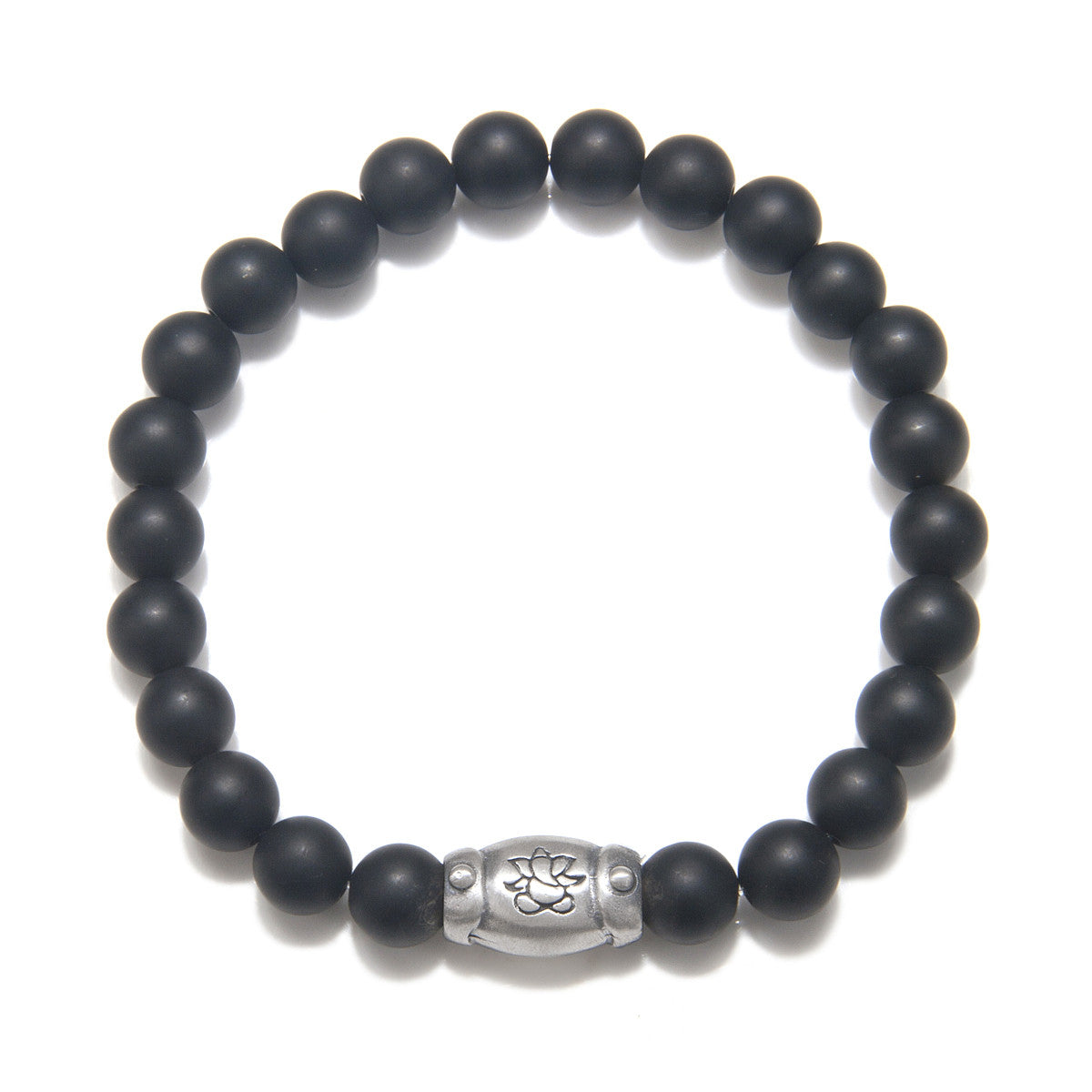 Ganesha Hindu God, Black Onyx Bracelet - Satya Online