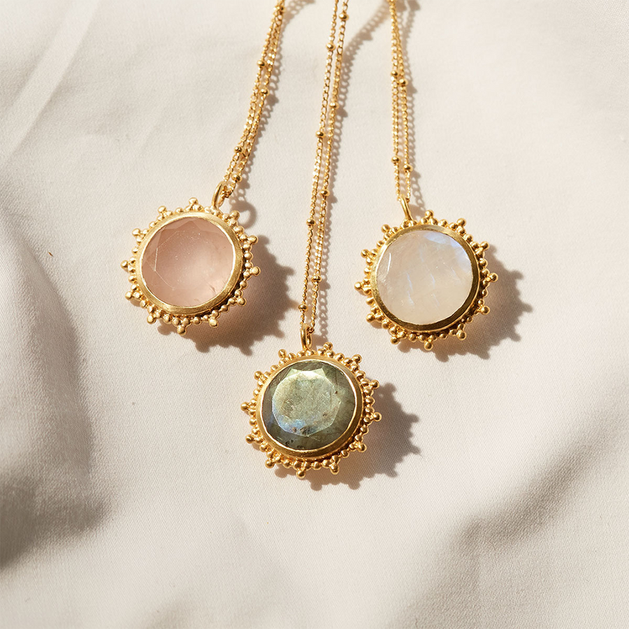 Drift Into Daydreams Moonstone Gemstone Necklace