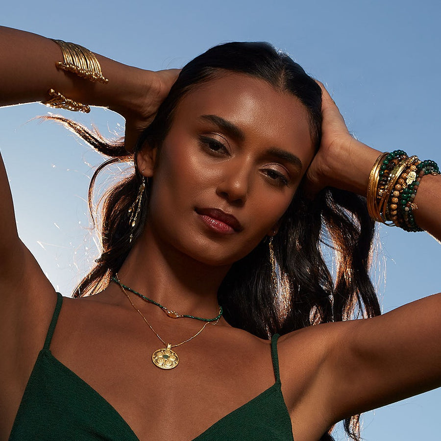 Malachite choker on sale