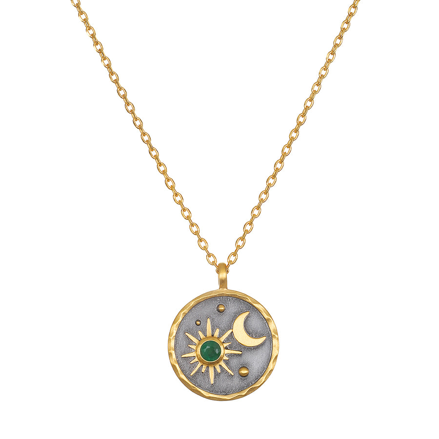 Celestial Birthstone Necklace - May