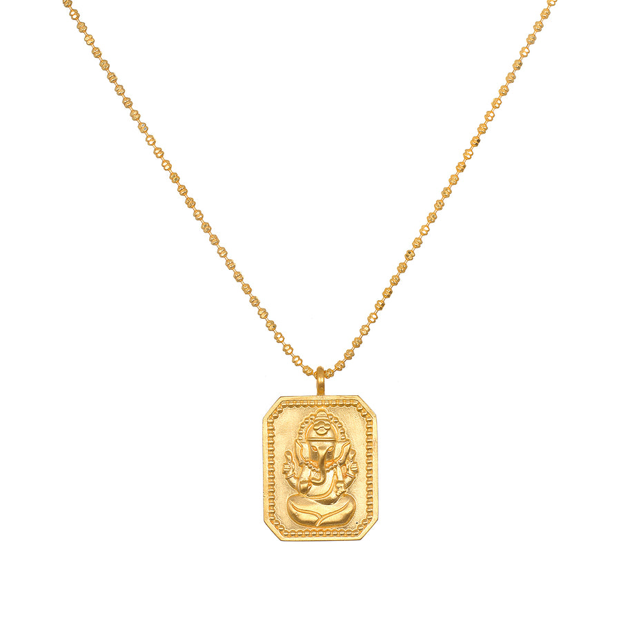 Ganesha Hindu God, Bestower of Good Fortune Necklace