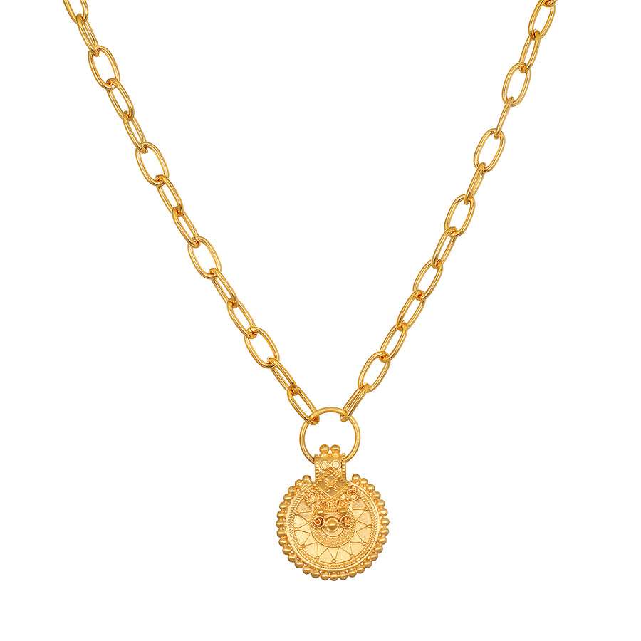 Back to Center Mandala Necklace
